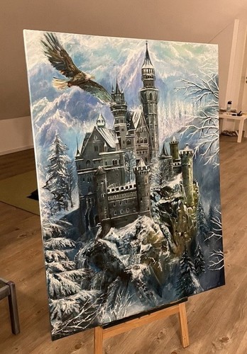 Acryl bild handgemalt - acryl,