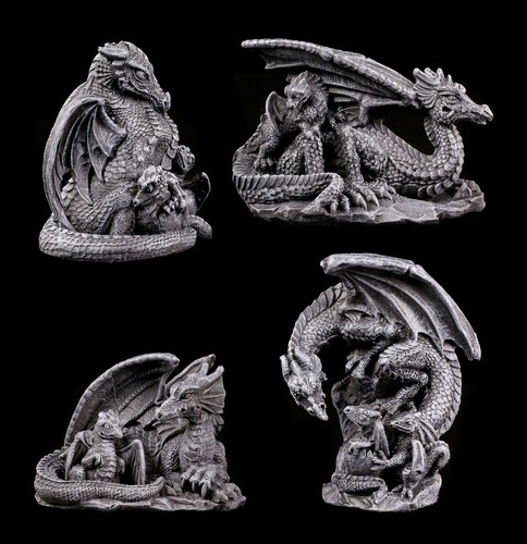Kleine drachen figuren 4er - drachen,