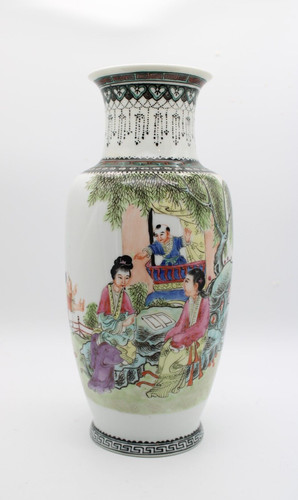 Famille verte porzellan vase - verte,