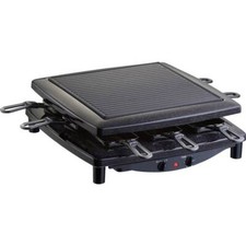 Steba RC 2.1 Raclette 8 Pfännchen, Grillfunktion, kabelgebunden Schwarz