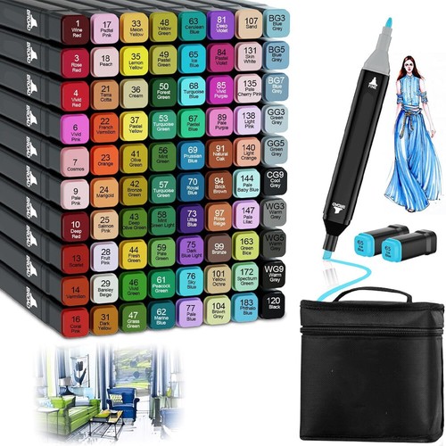 100 farben marker stifte - 100, set