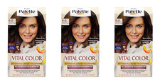 3x Poly Palette Vital Color Intensive Creme-Haarfarbe 6-0 Hellbraun EA802696