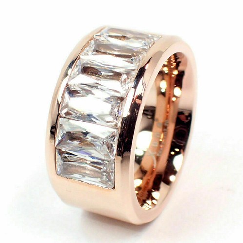 Edelstahlring damen ring 12mm - damen,