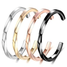 EDELSTAHL ARMREIF DAMEN HERREN