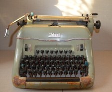 Vintage Schreibmaschine Ideal Grün (Defekt)
