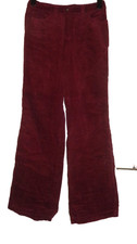 Damen Bootcut Cord-Hose bordorot Gr 36