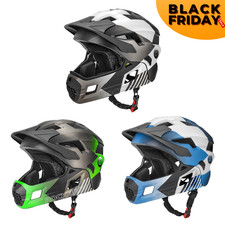 ROCKBROS Fahrrad Kinderhelm Integriert Fahrradhelm Jugend SchutzHelm S/M 48-57CM