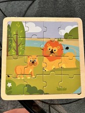Puzzle Kleinkinder Löwe Holz Playtive