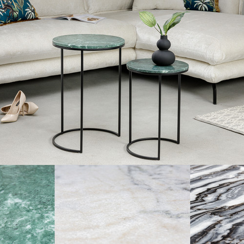 Design beistelltisch 2er set - beistelltisch,