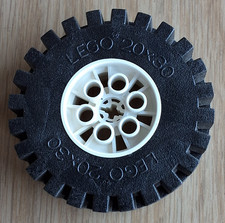 Lego Rad 4266c02 Reifen  20x30 Felge weiß Räder Zubehör Technik 8868 8850