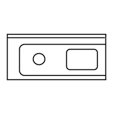 KBS Zulauftisch 1 Becken Anbau