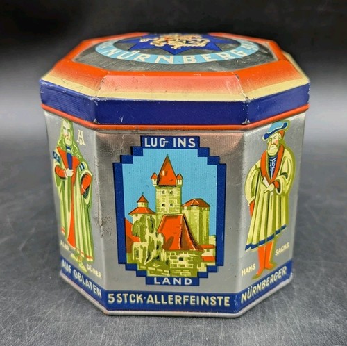 Alte blechdose dose - blechdose, nürnberg
