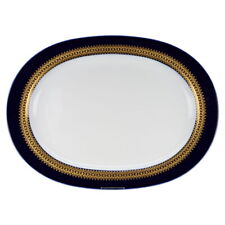 Fleischplatte groß Thomas Rotunda Kobalt Goldbordüre
