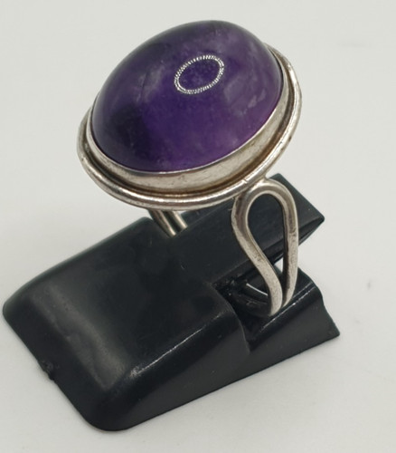 Ring silber 800 - lila, w