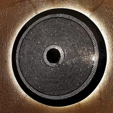 Ø80CM | Handgefertigte Messing Wandlampe aus Marokko | Marokkanische Wandleuchte