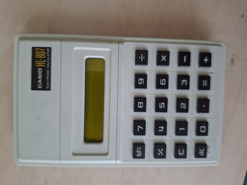 Casio 807 taschenrechner - hl,