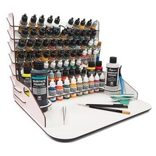 Regal für Farben - Farbständer 40 x 34,5 cm für Modellbau, Warhammer, Tabletop