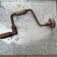Handbohrer „FLOTT“ Vintage Rost funktioniert top Deko Hingucker