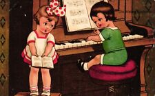 Kinder, musizierende Kinder, Klavier, 1935