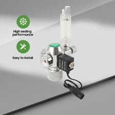 Aquarium CO2 Druckminderer mit Magnetventil passend für Sodastream Flasche