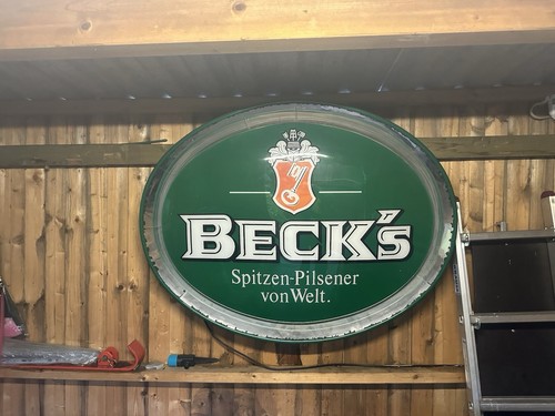 Beck leuchtreklame - beck’s,