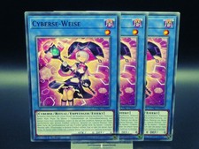 Yugioh Playset 3x Cyberse-Weise CYAC DE033/ Common/ NM/ Deutsch