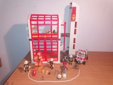 Playmobil 5361 Feuerwehr Station mit Zubehör, Feuerwehrkart