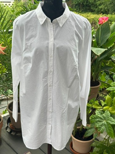 Weiße long bluse 100 - weiße, gr