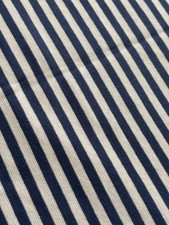 Lillestoff Jersey Stoff blau weiß gestreift 156 cm x 58 cm neuwertig