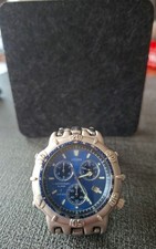 Citizen Promaster Chronograph  GN-4-S Herren Uhr, Silber Blau