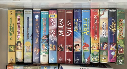 Disney vhs kassetten konvolut - kassetten,