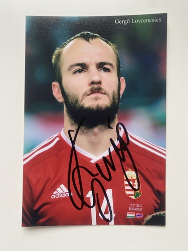 Gergo lovrencsics autogramm - lovrencsics,