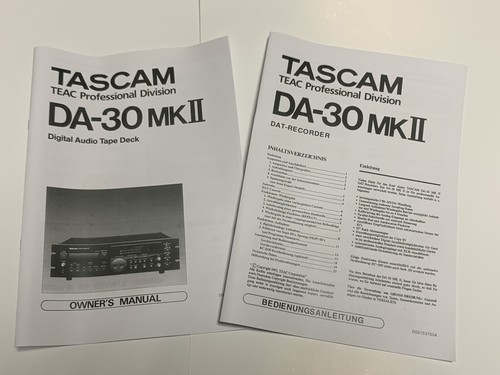 Bedienungsanleitung tascam - tascam, da