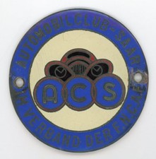 Original Plakette ACS
