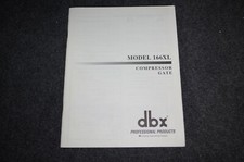 Dbx 166xl manual - dbx,