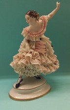 Porzellan figur tänzerin - porzellan,