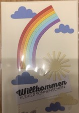 8-teiliges Stanzschablonen-Set „Regenbogen, Wolken, Sonne“, Neuwertig