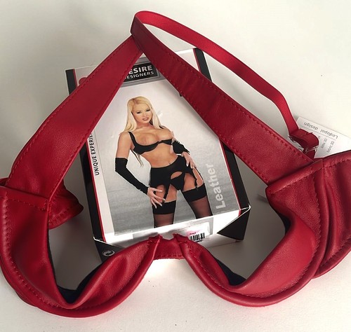 Hebe dessous roter leder - hebe,