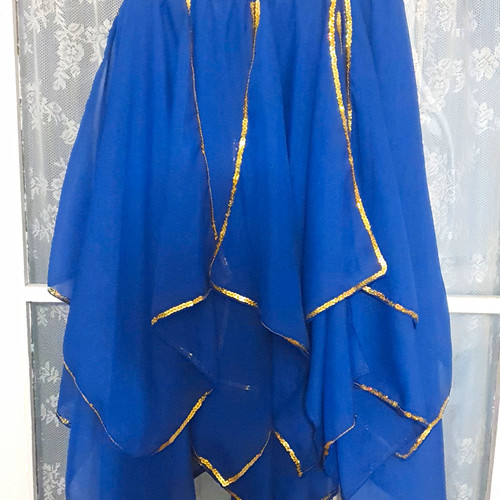 Bauchtanz rock blau - rock,