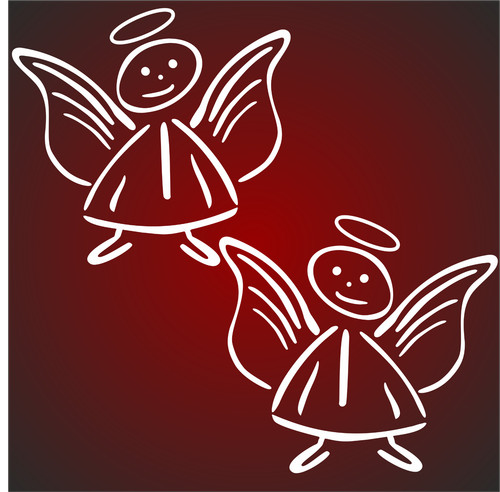 Schutzengel aufkleber x - schutzengel, 17