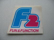 2x Aufkleber F2 FUN & FUNCTION