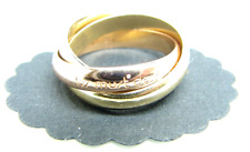 Original Cartier Trinity Ring 750  Tricolor Gold 18 Karat Cartier Ring Größe 51