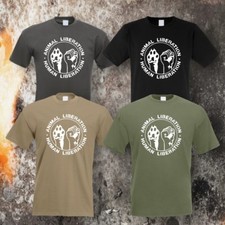 ANIMAL LIBERATION HUMAN LIBERATION T-SHIRT GRÖSSEN S-5XL (4 Farben)