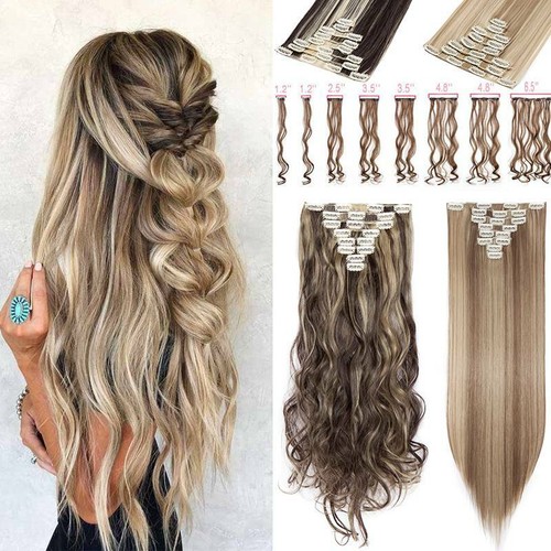 66cm haarverlängerung clip - 43-66cm,