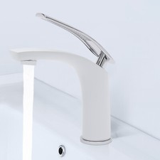 Weiss Wasserhahn Waschtisch