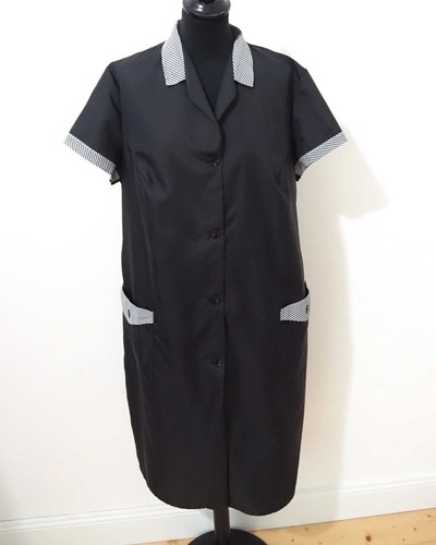Damen kittel 48 - 48, schwarz