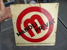 Altes Blechschild - Manoli Privat Zigaretten