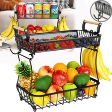 2-stöckiger Obstkorb Metall