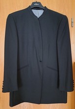 WILVORST Anzug Gehrock Gr. 50 Herren Stehkragen Hochzeit Schwarz NP 899,- €