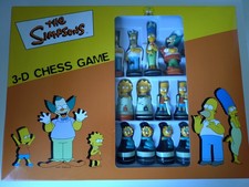 The Simpsons Schachspiel 1997,Sammlerstück, Komplett 